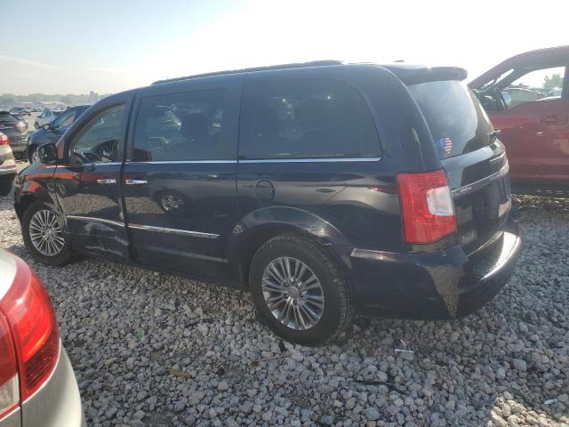 2C4RC1CG4DR755323 - 2013 CHRYSLER TOWN & COU TOURING L BLUE photo 2