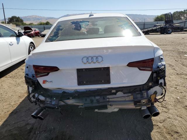 WAUC4AF45KA089396 - 2019 AUDI S4 PRESTIGE WHITE photo 6