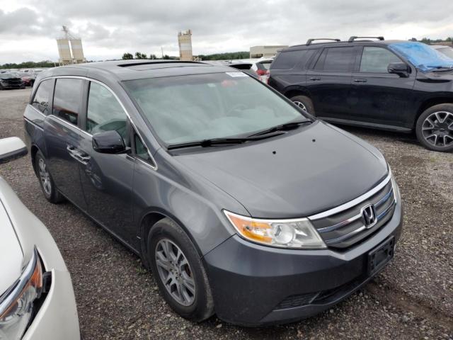 5FNRL5H68CB125869 - 2012 HONDA ODYSSEY EXL GRAY photo 4