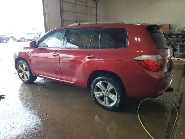 JTEES43A282085768 - 2008 TOYOTA HIGHLANDER SPORT RED photo 2