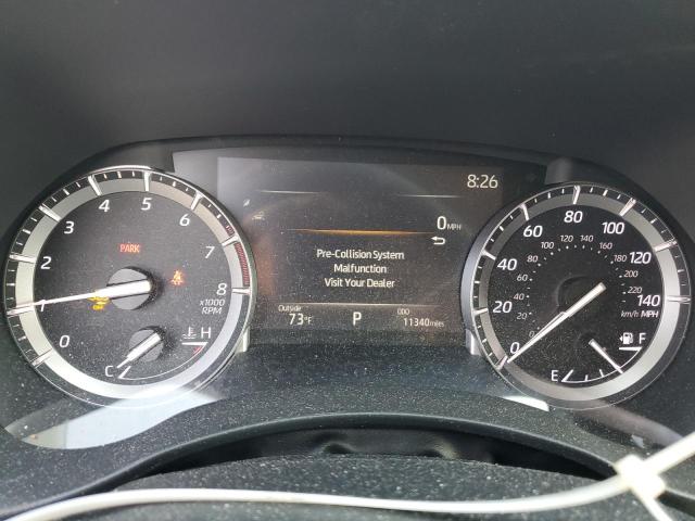 5TDGZRBH9NS596337 - 2022 TOYOTA HIGHLANDER XLE GRAY photo 9