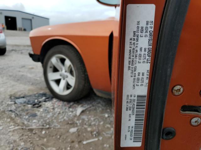 2B3CJ4DG3BH602979 - 2011 DODGE CHALLENGER ORANGE photo 13