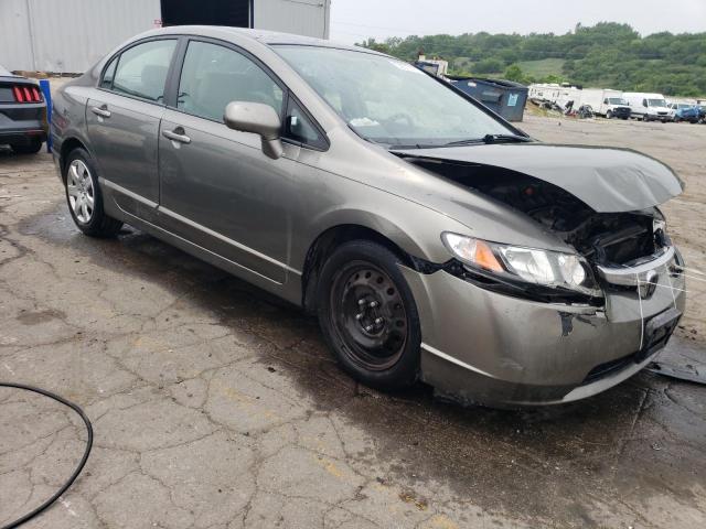 1HGFA165X7L089487 - 2007 HONDA CIVIC LX GRAY photo 4