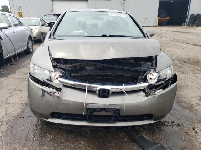 1HGFA165X7L089487 - 2007 HONDA CIVIC LX GRAY photo 5