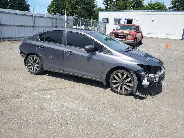2HGFB2F99FH529474 - 2015 HONDA CIVIC EXL GRAY photo 4