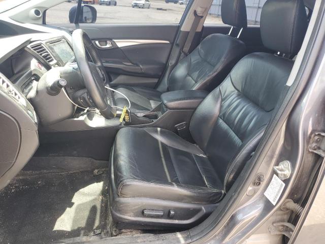 2HGFB2F99FH529474 - 2015 HONDA CIVIC EXL GRAY photo 7