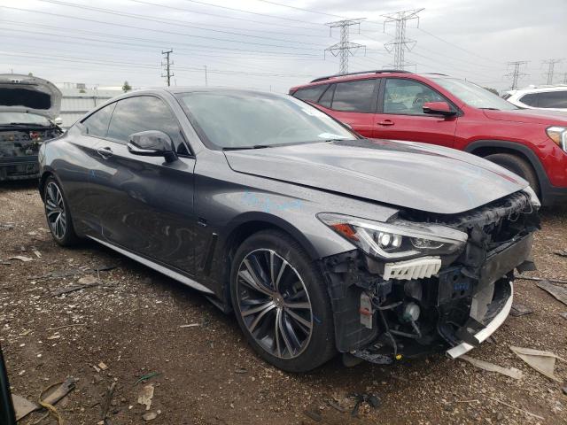 JN1EV7EL7JM391230 - 2018 INFINITI Q60 LUXE 300 GRAY photo 4