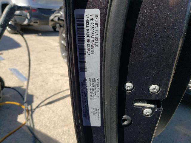 2C3CDZFJ1MH587160 - 2021 DODGE CHALLENGER R/T SCAT PACK CHARCOAL photo 12