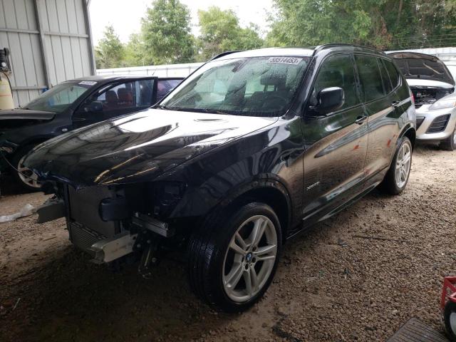 5UXWX7C55E0E75920 - 2014 BMW X3 XDRIVE35I BLACK photo 1