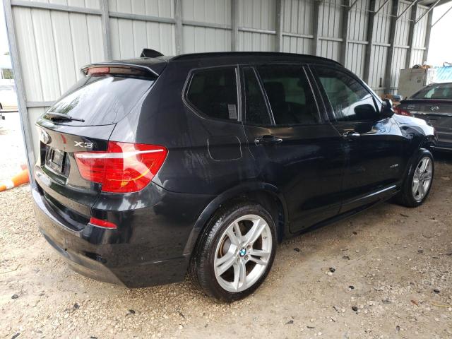 5UXWX7C55E0E75920 - 2014 BMW X3 XDRIVE35I BLACK photo 3