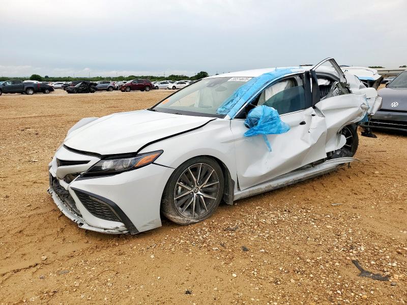 4T1G11AK2RU214507 - 2024 TOYOTA CAMRY SE NIGHT SHADE WHITE photo 1