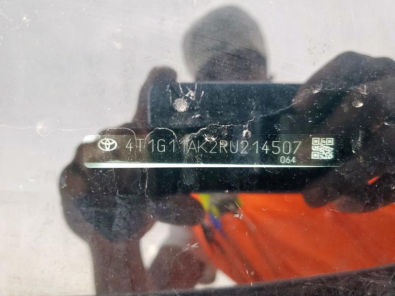 4T1G11AK2RU214507 - 2024 TOYOTA CAMRY SE NIGHT SHADE WHITE photo 13