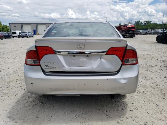 2HGFA16689H311307 - 2009 HONDA CIVIC LX-S ვერცხლისფერი ფოტო 6