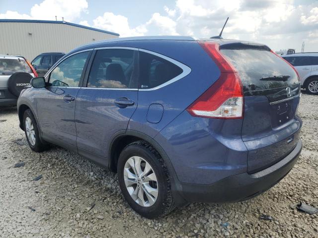 5J6RM4H73CL026366 - 2012 HONDA CR-V EXL BLUE photo 2