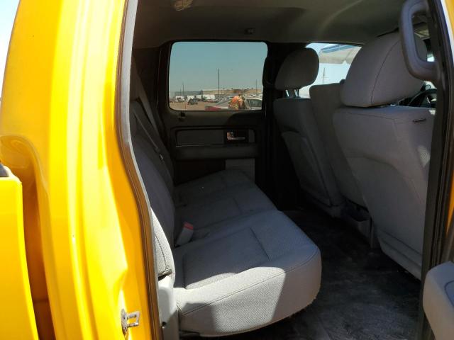 1FTFW1CF2EKG53035 - 2014 FORD F150 SUPERCREW YELLOW photo 10