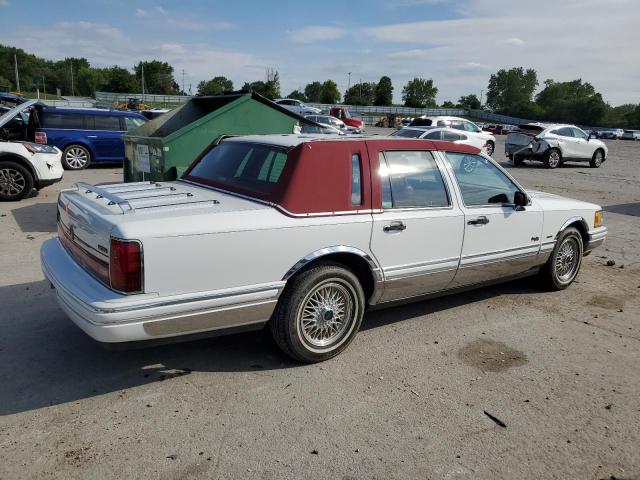 1LNLM81W7PY679503 - 1993 LINCOLN TOWN CAR EXECUTIVE Weiß Foto 3