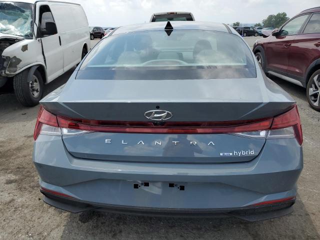 KMHLM4AJ8PU046822 - 2023 HYUNDAI ELANTRA BLUE GRAY photo 6