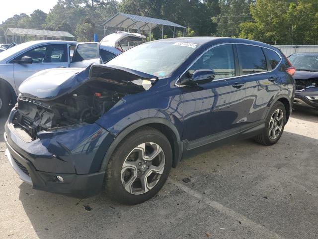 7FARW1H83JE026511 - 2018 HONDA CR-V EXL BLUE photo 1