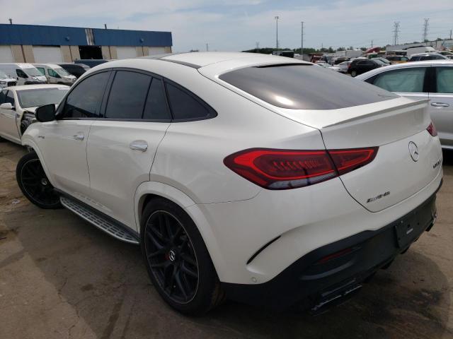 4JGFD8KB6MA533073 - 2021 MERCEDES-BENZ GLE COUPE 63 S 4MATIC AMG WHITE photo 2