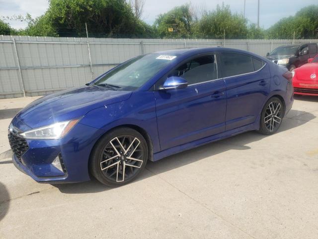 KMHD04LB9LU069820 - 2020 HYUNDAI ELANTRA SPORT BLUE photo 1