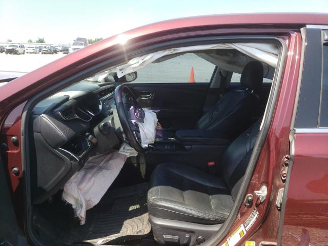 4T1BK1EB2DU032428 - 2013 TOYOTA AVALON BASE Tünd qırmızı foto 7