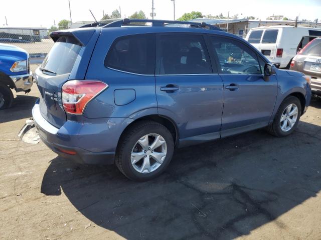 JF2SJAHC2EH441889 - 2014 SUBARU FORESTER 2.5I LIMITED BLUE photo 3