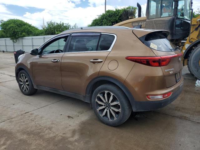 KNDPNCAC0H7167956 - 2017 KIA SPORTAGE EX TAN photo 2