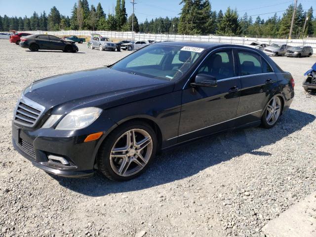 WDDHF9ABXBA411494 - 2011 MERCEDES-BENZ E 550 4MATIC BLACK photo 1