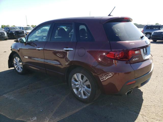 5J8TB1H29AA000336 - 2010 ACURA RDX BURGUNDY photo 2