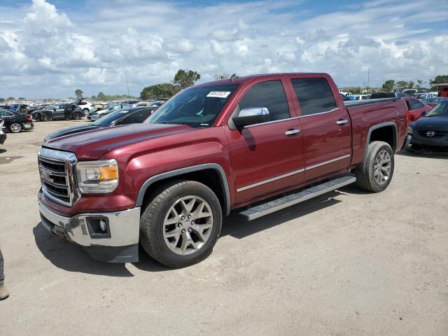 3GTP1VEC8EG280698 - 2014 GMC SIERRA C1500 SLT BURGUNDY photo 1