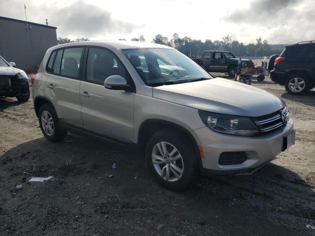 WVGAV7AX1DW537999 - 2013 VOLKSWAGEN TIGUAN S SILVER photo 4