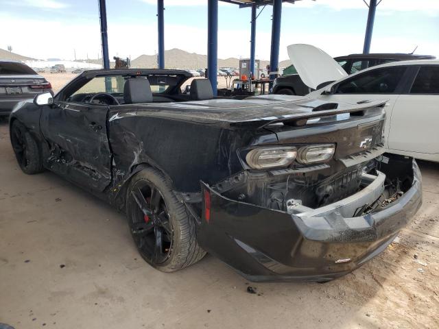 1G1FH3D76M0139785 - 2021 CHEVROLET CAMARO SS BLACK photo 2