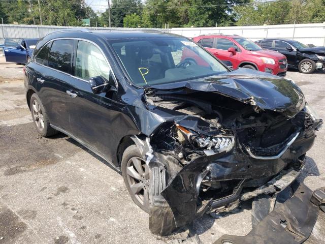 5FRYD3H86EB004855 - 2014 ACURA MDX ADVANCE BLACK photo 4