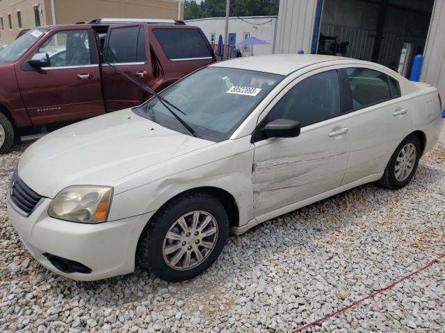 4A3AB36F59E042740 - 2009 MITSUBISHI GALANT ES WHITE photo 1