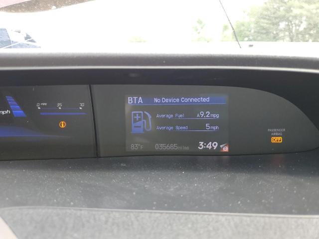 19XFB2F97CE320028 - 2012 HONDA CIVIC EXL მუქწითელი ფოტო 9