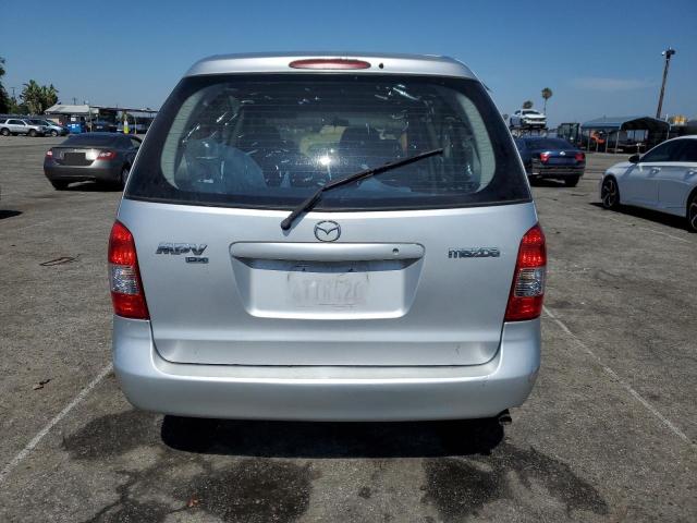 JM3LW28G110192286 - 2001 MAZDA MPV WAGON SILVER photo 6