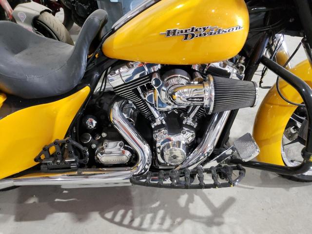 1HD1KBM17DB647372 - 2013 HARLEY-DAVIDSON FLHX STREET GLIDE YELLOW photo 7