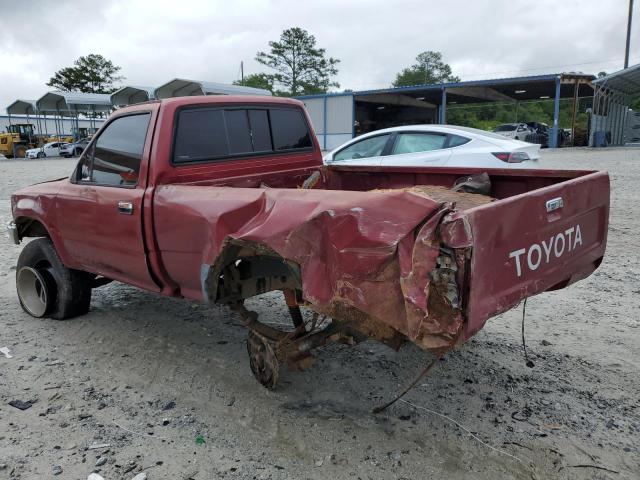 JT4RN01P1L7030348 - 1990 TOYOTA PICKUP 1/2 TON SHORT WHEELBASE DLX RED photo 2