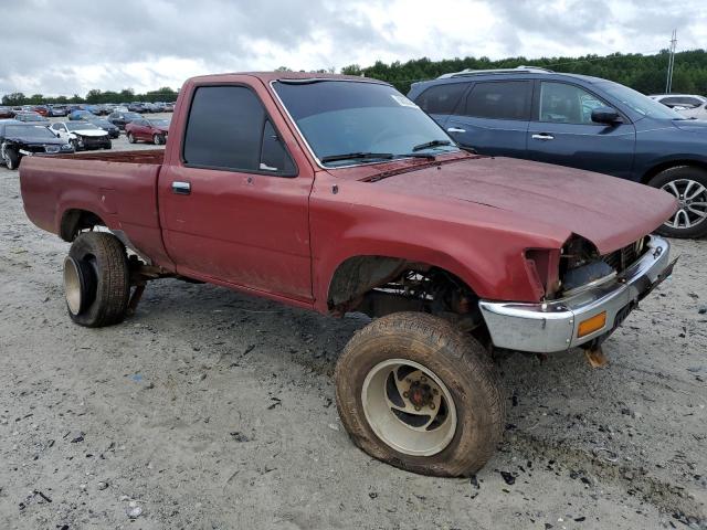 JT4RN01P1L7030348 - 1990 TOYOTA PICKUP 1/2 TON SHORT WHEELBASE DLX RED photo 4