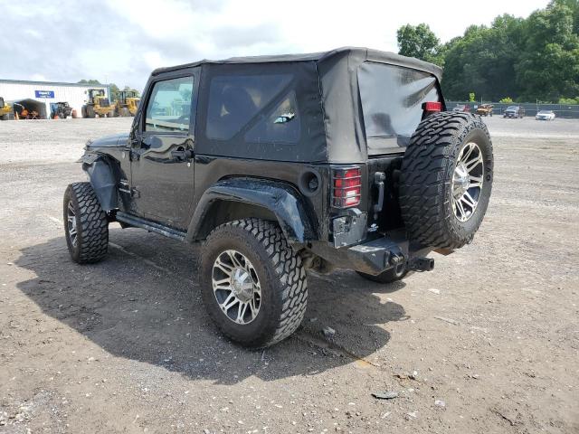 1C4AJWBG7EL110631 - 2014 JEEP WRANGLER SAHARA BLACK photo 2