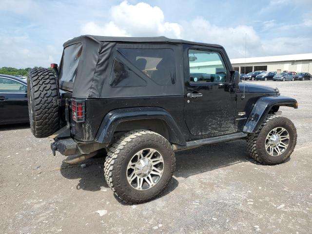 1C4AJWBG7EL110631 - 2014 JEEP WRANGLER SAHARA BLACK photo 3