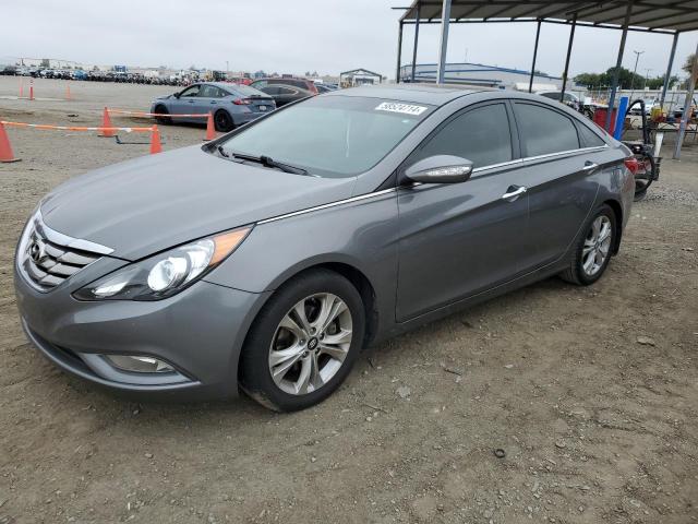 5NPEC4AC1DH612245 - 2013 HYUNDAI SONATA SE GRAY photo 1