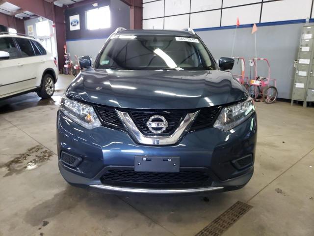 KNMAT2MV3GP599457 - 2016 NISSAN ROGUE S BLUE photo 5