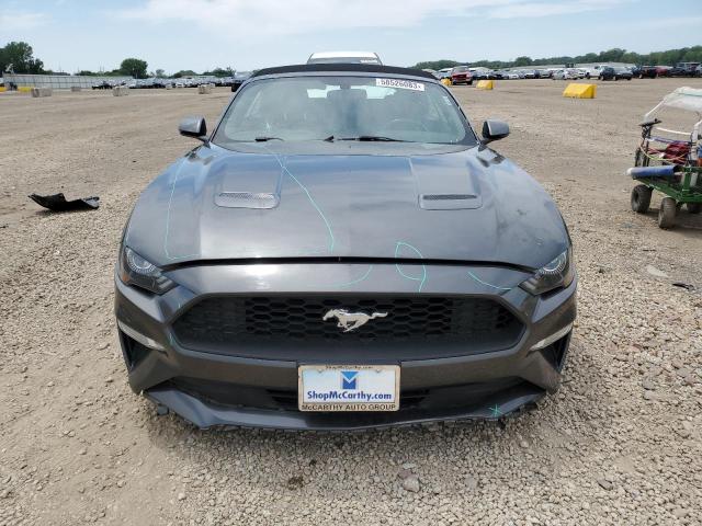 1FATP8UH0K5162486 - 2019 FORD MUSTANG GRAY photo 5