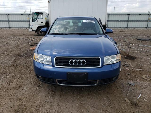 WAULC68E73A190088 - 2003 AUDI A4 1.8T QUATTRO BLUE photo 5