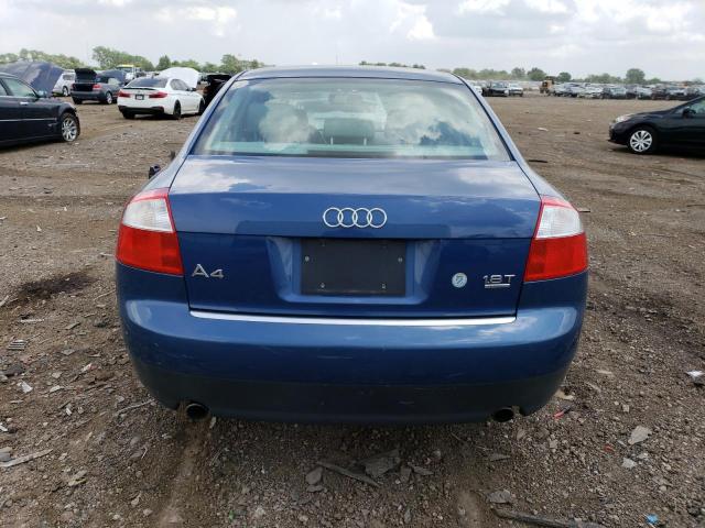 WAULC68E73A190088 - 2003 AUDI A4 1.8T QUATTRO BLUE photo 6