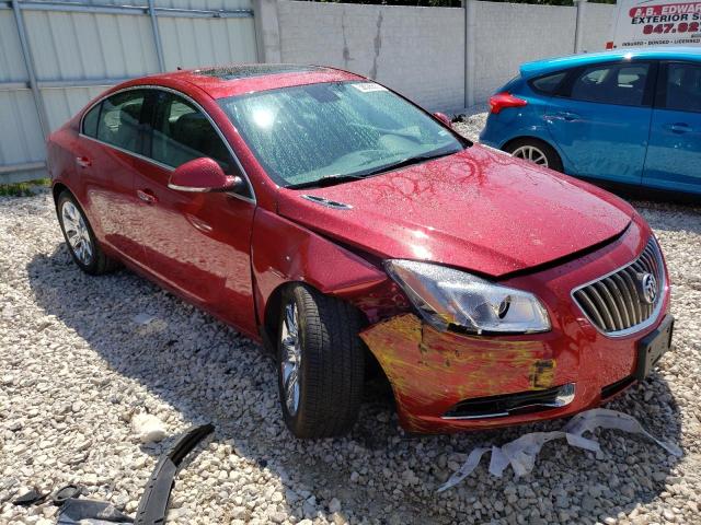 2G4GT5GV5C9199959 - 2012 BUICK REGAL PREMIUM RED photo 4