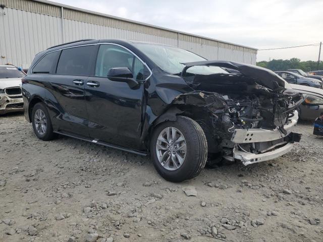 5TDYSKFC1PS077039 - 2023 TOYOTA SIENNA XLE 黑色 照片 4