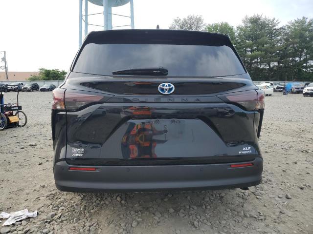 5TDYSKFC1PS077039 - 2023 TOYOTA SIENNA XLE 黑色 照片 6