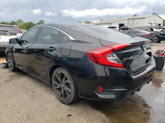 2HGFC2F83LH592618 - 2020 HONDA CIVIC SPORT 黑色 照片 2